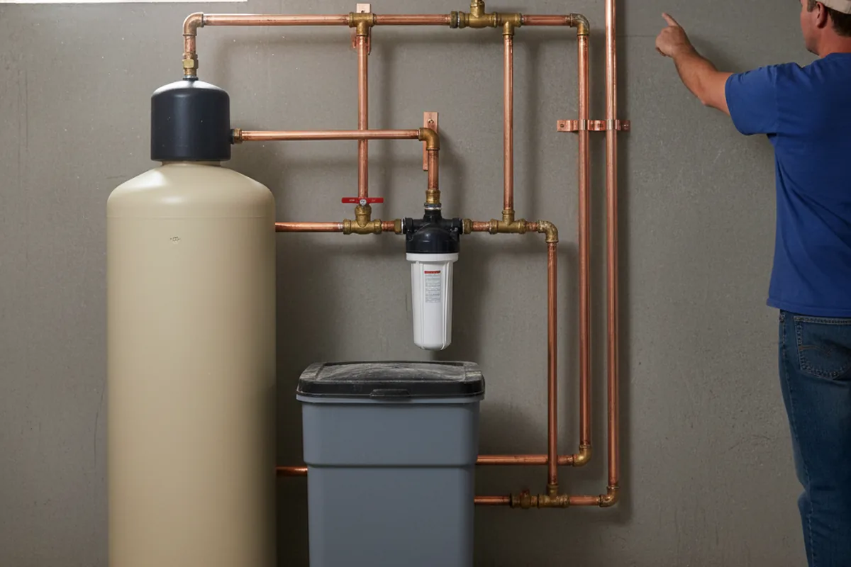 Whole-house water treatment system installed in Ansonville